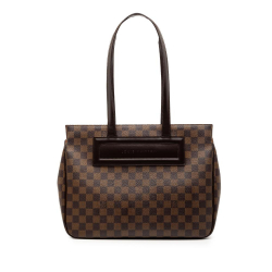 Louis Vuitton B Louis Vuitton Brown Damier Canvas Fabric Damier Ebene Parioli PM France
