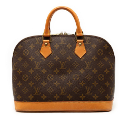 Louis Vuitton B Louis Vuitton Brown Monogram Canvas Fabric Monogram Alma PM United States