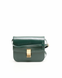 Celine Céline Classic Patent Box Flap Bag