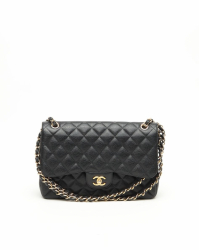 Chanel Classic Caviar Jumbo Double Flap Bag