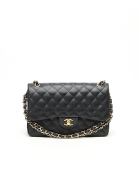Chanel Classic Caviar Jumbo Double Flap Bag