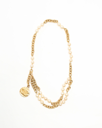 Chanel Coco Mark Pearl Chain Belt