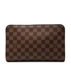Louis Vuitton AB Louis Vuitton Brown Damier Canvas Fabric Damier Ebene Saint Louis Pochette France