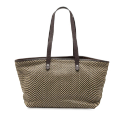 Hermès AB Hermès Brown Dark Brown Polyester Fabric and Leather Chennai MM India