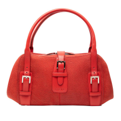Loewe B LOEWE Red Nubuck Leather Leather Nubuck Senda Handbag Spain