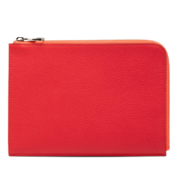Louis Vuitton AB Louis Vuitton Red Calf Leather Taurillon Pochette Jour PM Italy