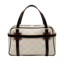 Loewe B LOEWE White Coated Canvas Fabric Anagram Handbag China