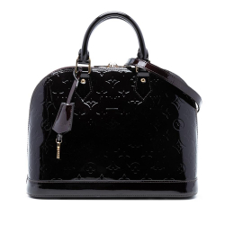 Louis Vuitton B Louis Vuitton Purple Vernis Leather Leather Monogram Vernis Alma PM France