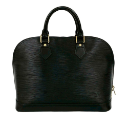 Louis Vuitton AB Louis Vuitton Black Epi Leather Leather Epi Alma PM France