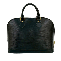 Louis Vuitton AB Louis Vuitton Black Epi Leather Leather Epi Alma PM France