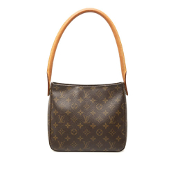 Louis Vuitton B Louis Vuitton Brown Monogram Canvas Fabric Monogram Looping MM France
