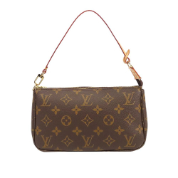 Louis Vuitton B Louis Vuitton Brown Monogram Canvas Fabric Monogram Pochette Accessoires France