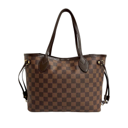 Louis Vuitton AB Louis Vuitton Brown Damier Canvas Fabric Damier Ebene Neverfull PM France