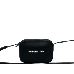 Balenciaga AB Balenciaga Black Calf Leather XS Everyday Camera Bag Italy
