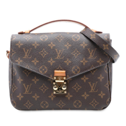 Louis Vuitton B Louis Vuitton Brown Monogram Canvas Fabric Monogram Pochette Metis Spain