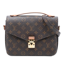 Louis Vuitton B Louis Vuitton Brown Monogram Canvas Fabric Monogram Pochette Metis France