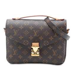 Louis Vuitton B Louis Vuitton Brown Monogram Canvas Fabric Monogram Pochette Metis Spain