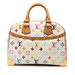 Louis Vuitton B Louis Vuitton White Monogram Multicolore Canvas Fabric Monogram Multicolore Trouville France