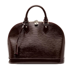 Louis Vuitton B Louis Vuitton Purple Epi Leather Leather Electric Epi Alma PM France