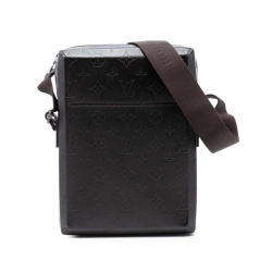 Louis Vuitton B Louis Vuitton Brown Dark Brown Calf Leather Monogram Glace Bobby France