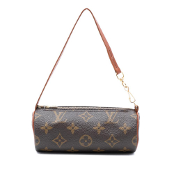 Louis Vuitton AB Louis Vuitton Brown Monogram Canvas Fabric Monogram Papillon Pochette France