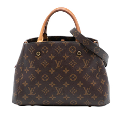 Louis Vuitton B Louis Vuitton Brown Monogram Canvas Fabric Monogram Montaigne BB Spain