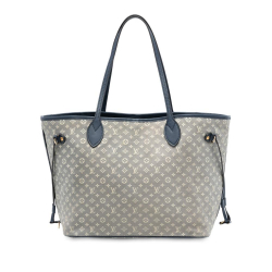 Louis Vuitton B Louis Vuitton Gray Light Gray Canvas Fabric Monogram Idylle Neverfull MM Spain