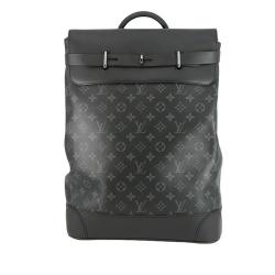 Louis Vuitton B Louis Vuitton Black Monogram Canvas Fabric Monogram Eclipse Steamer France
