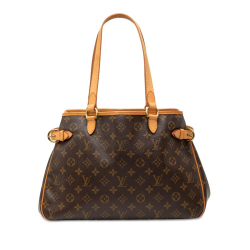Louis Vuitton B Louis Vuitton Brown Monogram Canvas Fabric Monogram Batignolles Horizontal France