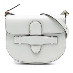 Celine AB Celine Gray Light Gray Calf Leather Mini Smooth skin Symmetrical Convertible Bag Italy