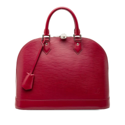 Louis Vuitton B Louis Vuitton Red Epi Leather Leather Epi Alma MM France