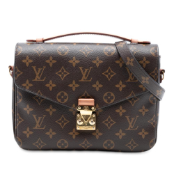 Louis Vuitton B Louis Vuitton Brown Monogram Canvas Fabric Monogram Pochette Metis France