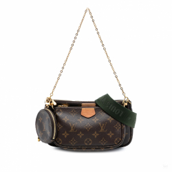 Louis Vuitton Multi Pochette Accessoires Canvas Pouch Crossbody Monogram
