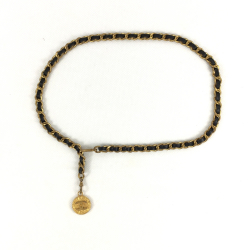 Chanel Medaillon Kette Ledergürtel