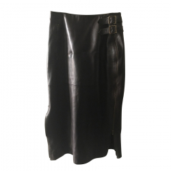 Christian Dior Jupe en cuir d'agneau
