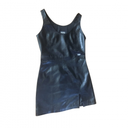 Gianfranco Ferre Robe en cuir