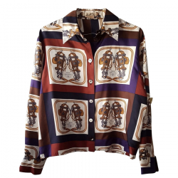 Hermès Chemise en soie