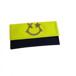 Philipp Plein 'Yellow smile' Clutch