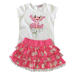 Monnalisa Set - T-Shirt u. Rock