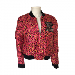 Essentiel Antwerp Flowered silk jacket