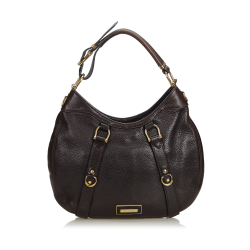 Burberry Leather Hobo Bag