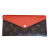 Louis Vuitton Portefeuille en cuir Epi couleur orange  & Monogram
