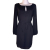 Armani Jeans Black Silk Evening Dress