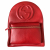 Gucci Red Soho Disco Leather Chain Backpack