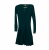 Hoss Intropia Emerald green woollen dress