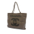 Chanel B Chanel Brown Dark Brown with Black Calf Leather Large CC Expandable Paris London Tote Bag France
