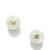 Chanel B Chanel White with Gold Resin Plastic CC Camellia Earrings France