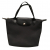 Longchamp Sac à main noir Mini Le Pliage Neo/ Finition cuir