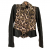 Just Cavalli Cavalli fabric and leather jacket