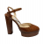 Jimmy Choo Cuir gaufré croco Maple 125